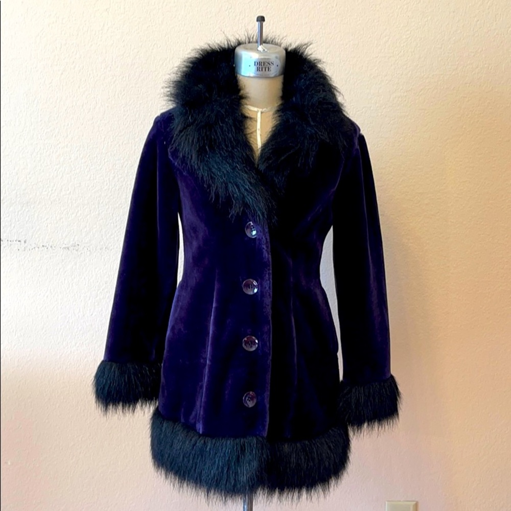 Faux fur coat